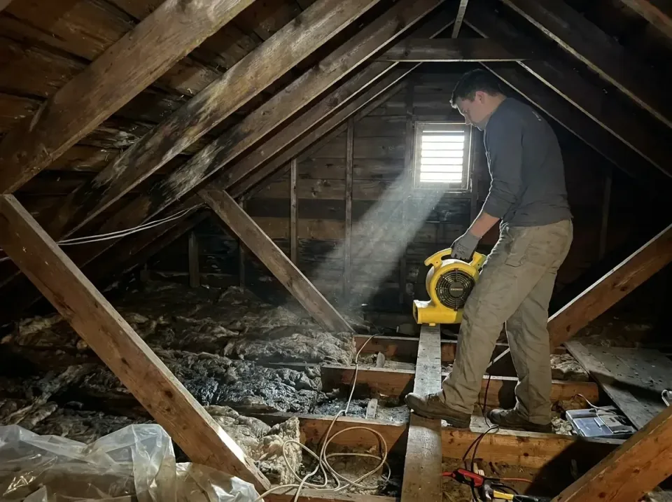 attic-water-damage-drying-proc-007 — frequently asked questions, Emergency Water Extraction & 24/7 Flood Response in Rockpor…